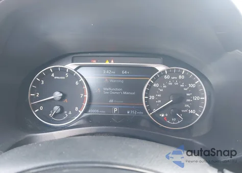 2022 Nissan Altima Sr Intelligent Awd из США, поврежденный, VIN 1N4BL4CW6NN410342